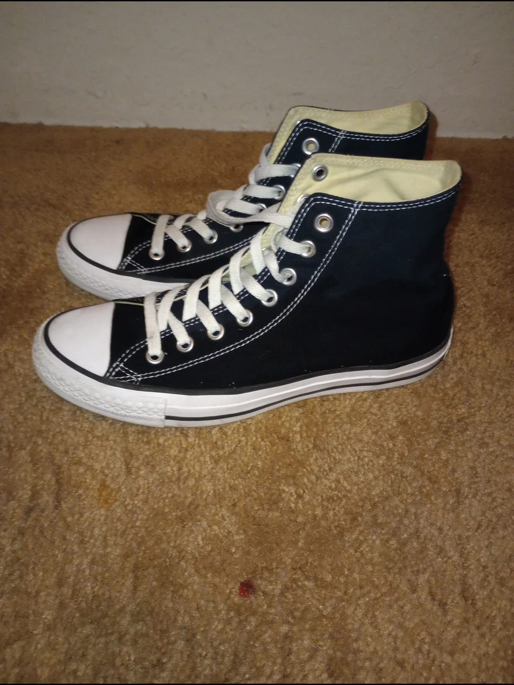 Converse Chuck Taylor All Star High Top Sneakers - Black & White - Picture 3 of 13